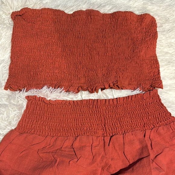 Rust Orange Two-Piece Set - Picture 2 of 3